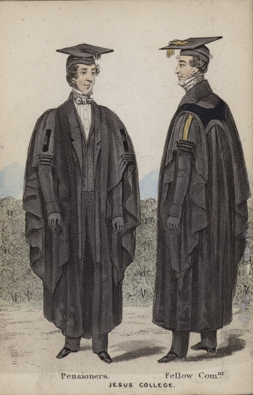 Pensionister, Fellow Commoner, Jesus College af English School
