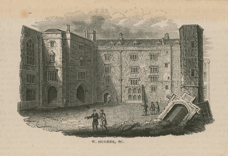 Folk, der går på Bridewell Palaces grund af English School