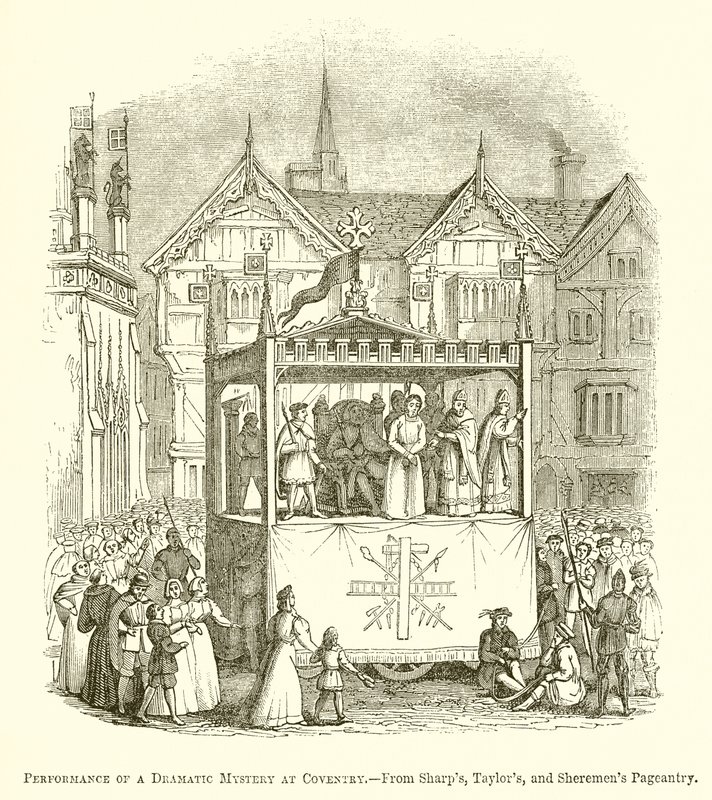 Opførelse af et dramatisk mysterium i Coventry af English School