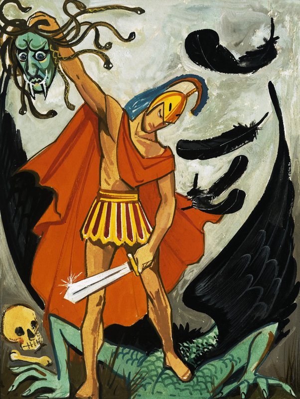 Perseus og Medusa af English School