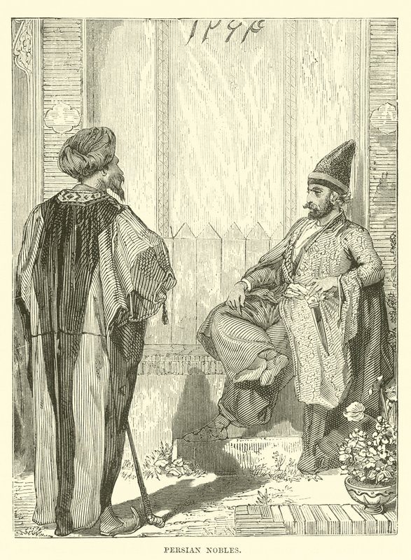 Persian Nobles  af English School