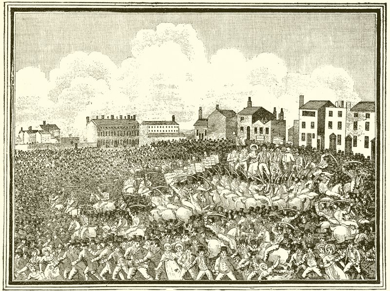 Peterloo massakren af English School