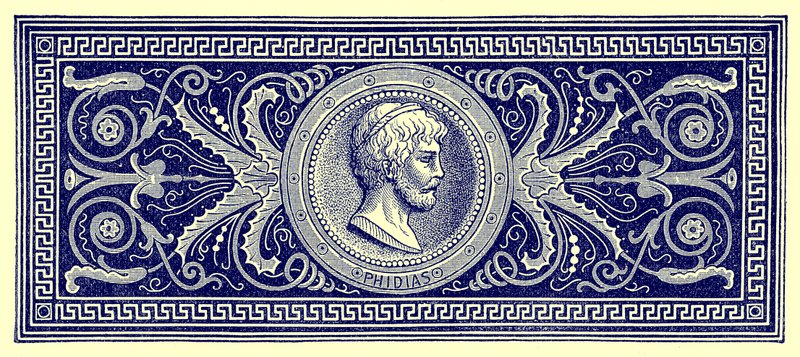 Phidias, illustration fra History of Rome af Victor Duruy, udgivet 1884 (digitalt forbedret billede) af English School