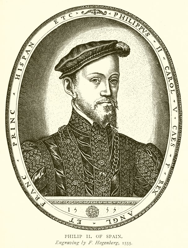 Filip II af Spanien af English School