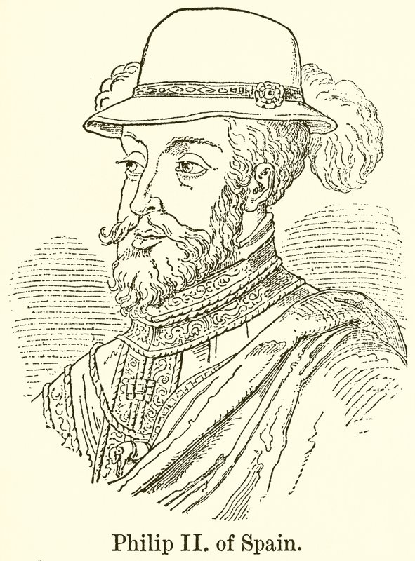Filip II af Spanien af English School
