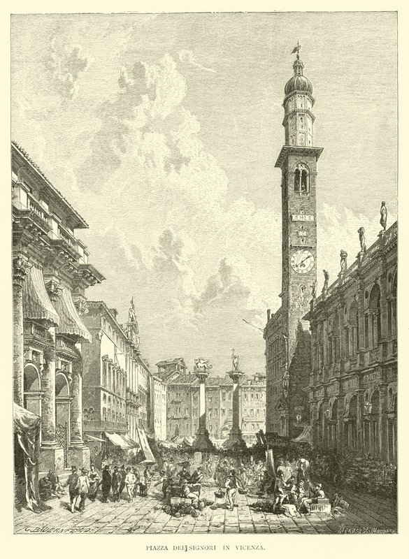 Piazza dei Signori in Vicenza  af English School