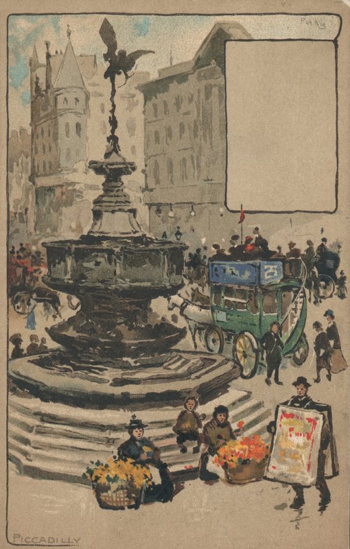 Piccadilly Circus, London af English School