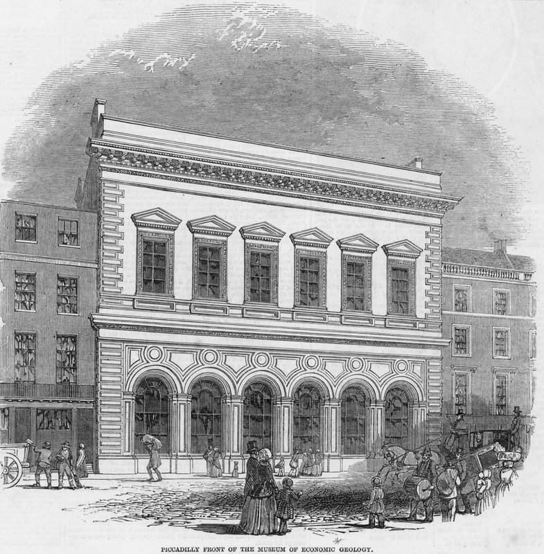 Piccadilly foran Museum of Economic Geology af English School
