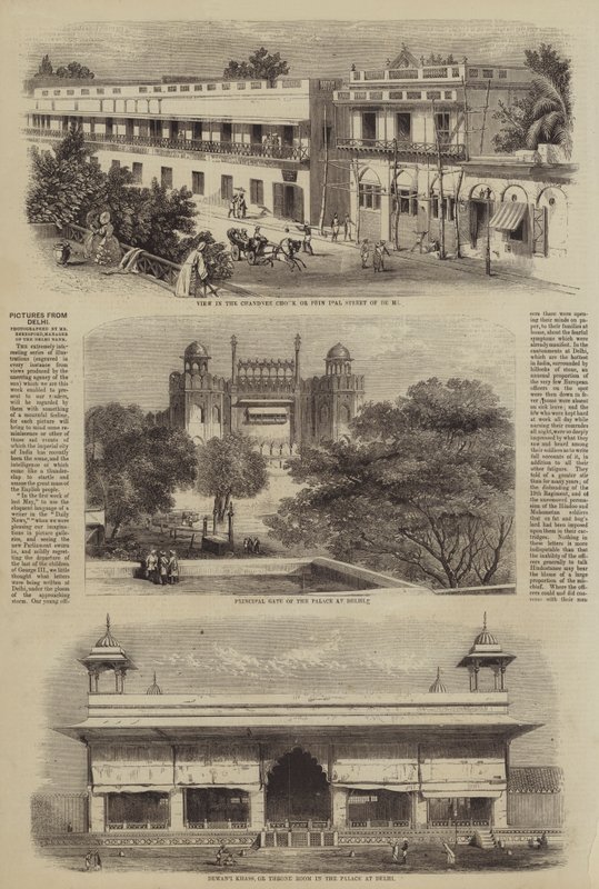Billeder fra Delhi (gravering) af English School