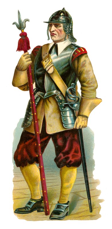 Pikeman, Oliver Cromwells tid af English School