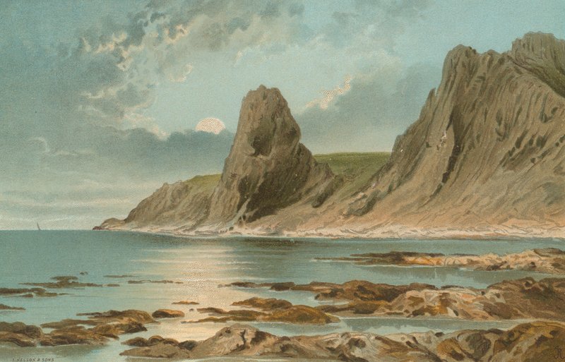 Pinnacle Rock St. Ouens--Jersey af English School