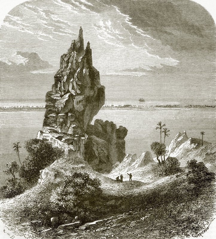 Pinnacle og koralrev, Bora-Bora af English School