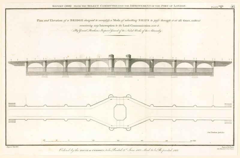 Plan for London Bridge, der kan slippe skibe igennem af English School