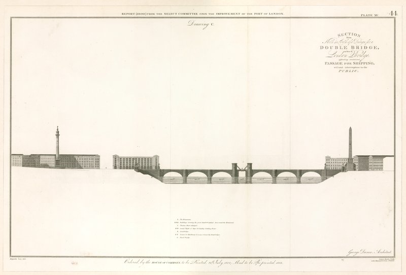 Plan for London Bridge, der kan slippe skibe igennem af English School