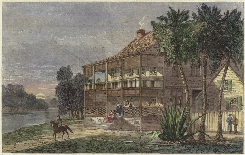 Planters bolig ved Cumbee River af English School