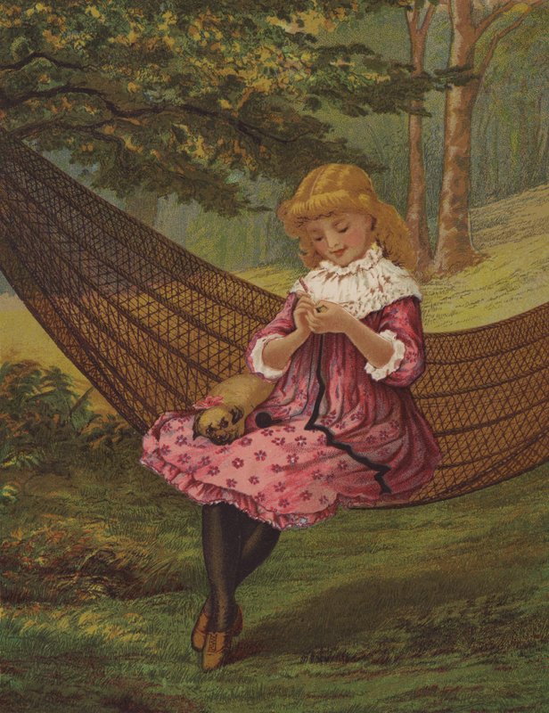 Legende arbejde (chromolitho) af English School