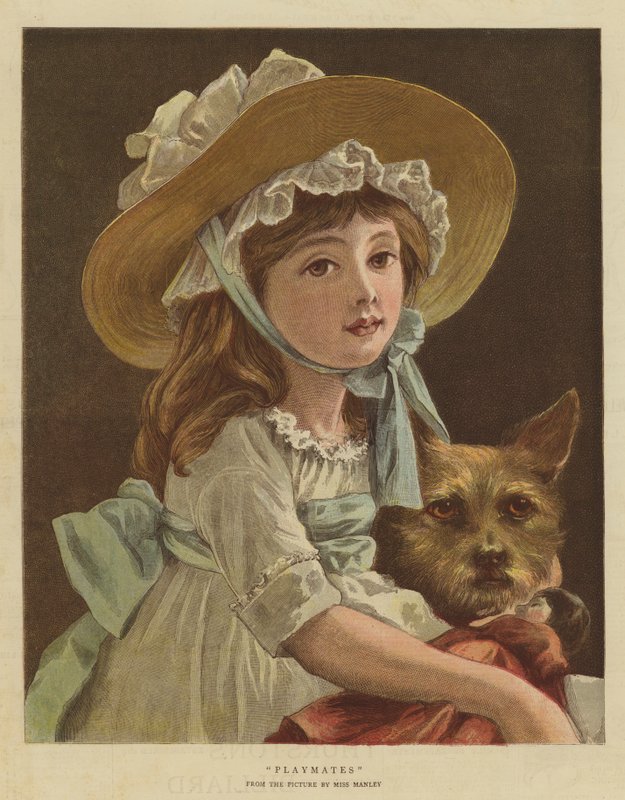 Playmates (chromolitho) af English School