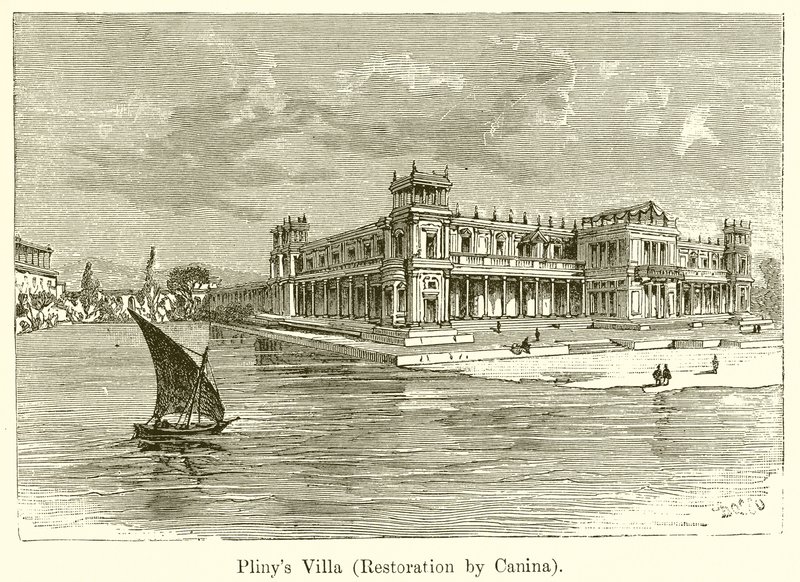 Plinys Villa (Restaurering af Canina) af English School