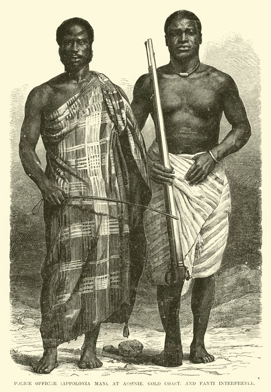 Police Officer (Appolonia man), at Assinie, Gold Coast, and Fanti interpreter  af English School