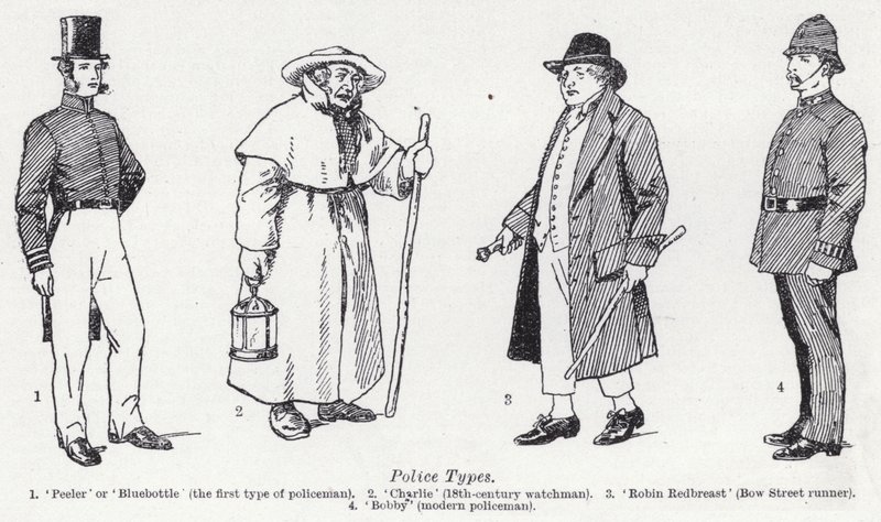 Politityper (litho) af English School