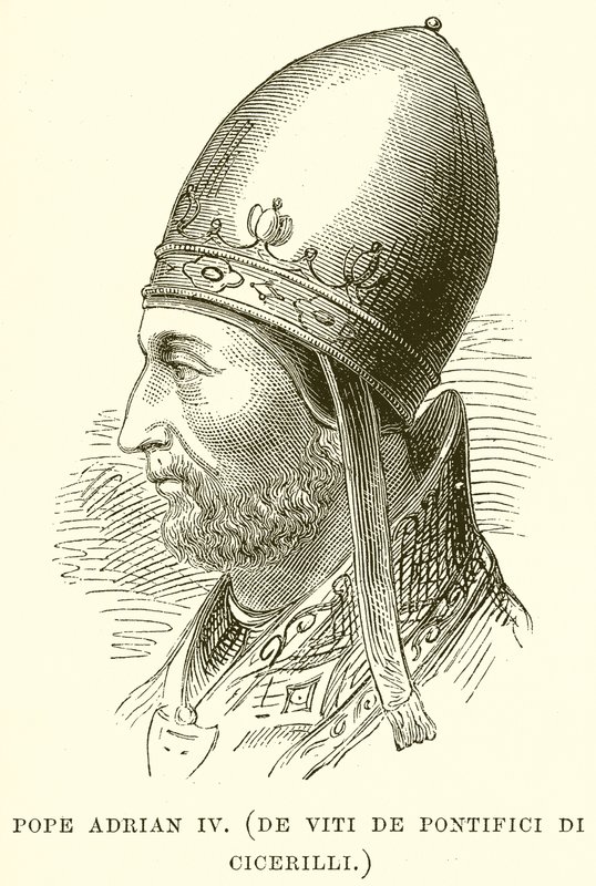 Pave Adrian IV. (De Viti De Pontifici Di Cicerilli) af English School