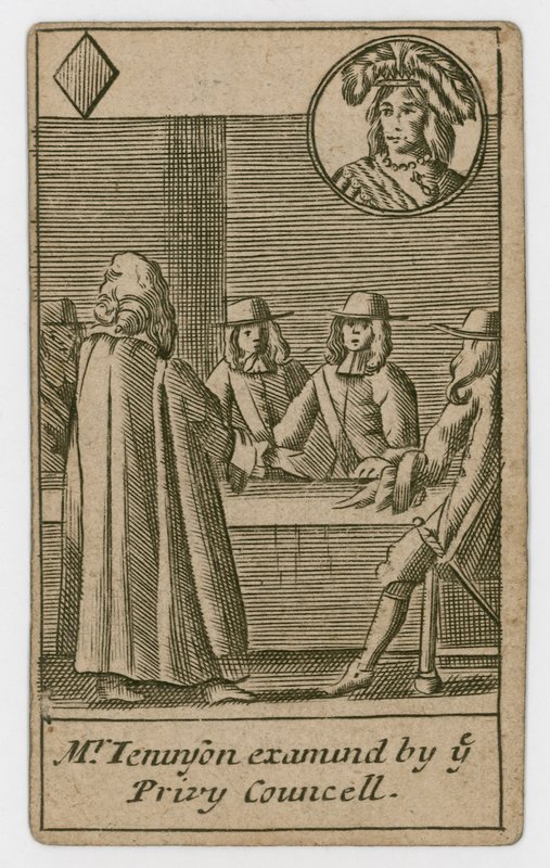 Popish Plot spillekort, 1679 af English School