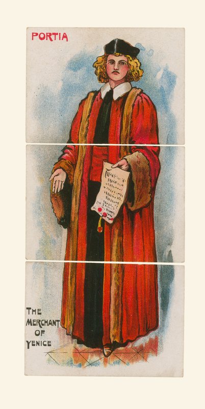 Portia, Købmanden i Venedig (chromolitho) af English School