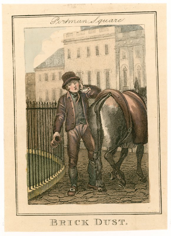 Portman Square. Mursten Støv af English School