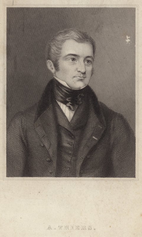 Portræt af Adolphe Thiers af English School