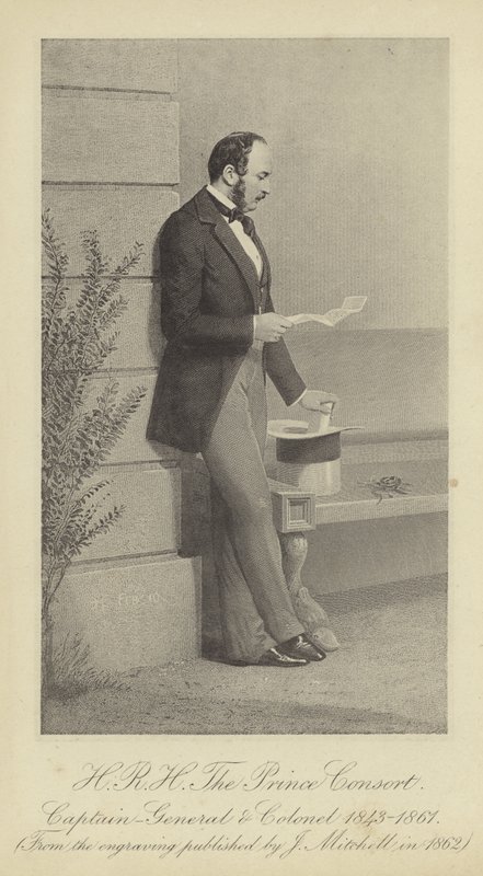 Portræt af Albert, Prinsgemalen af English School