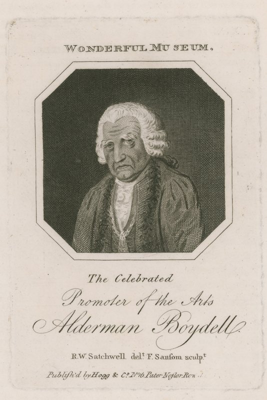 Portræt af Alderman Boydell af English School