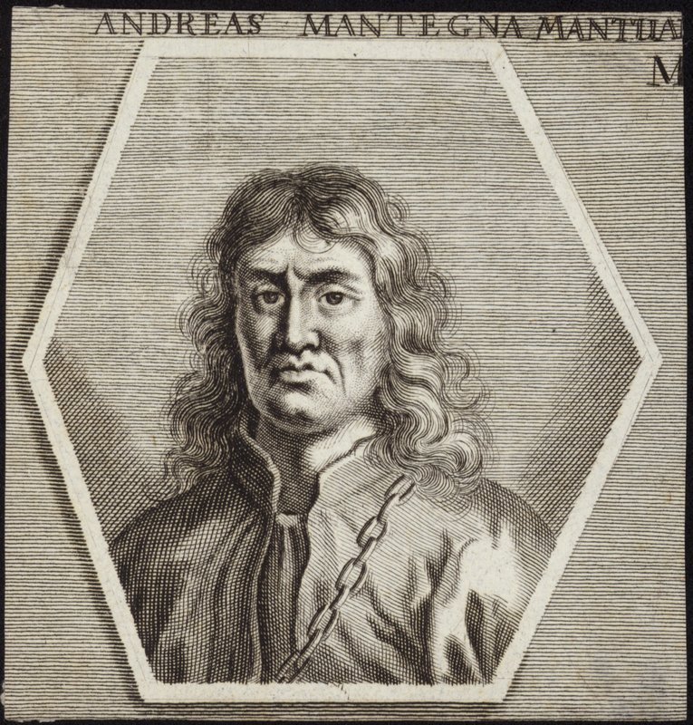 Portræt af Andrea Mantegna af English School