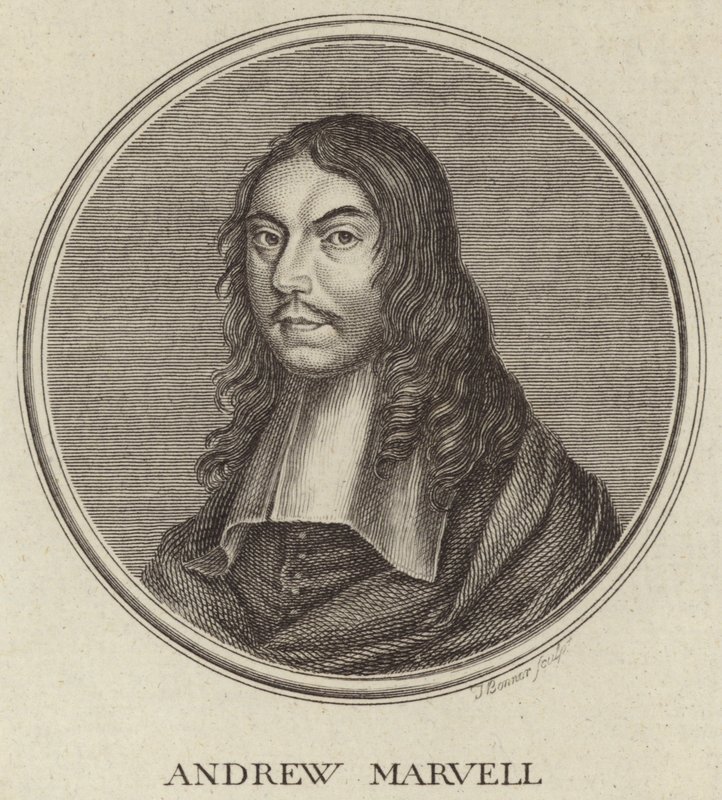 Portræt af Andrew Marvell af English School