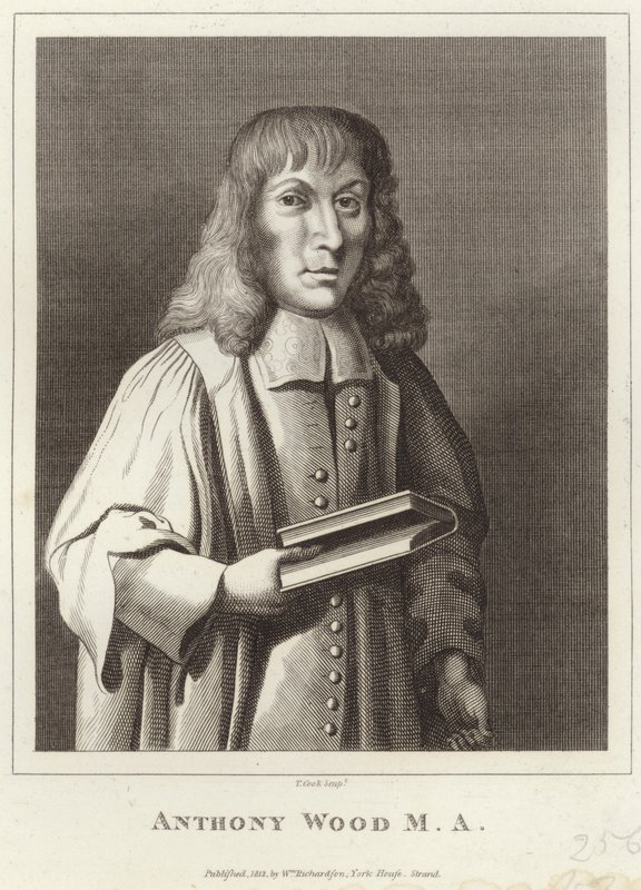 Portræt af Anthony Wood af English School