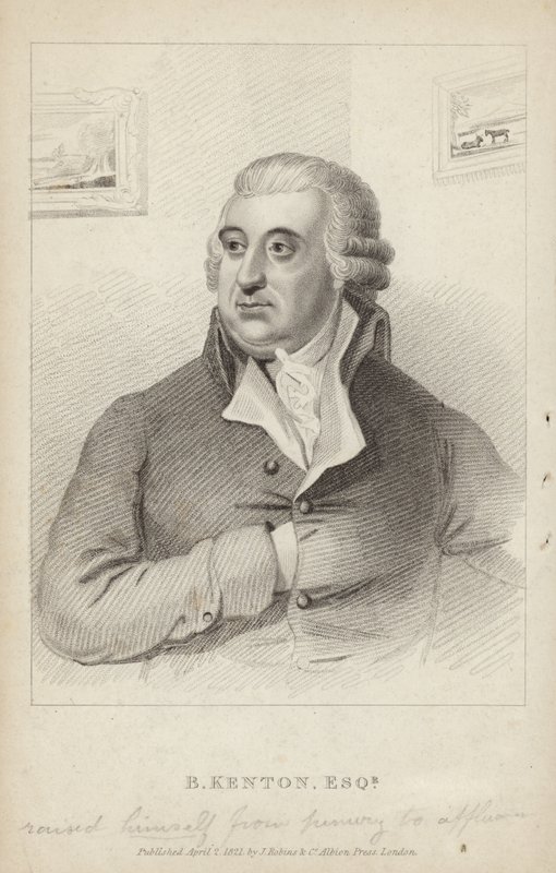 Portræt af Benjamin Kenton af English School