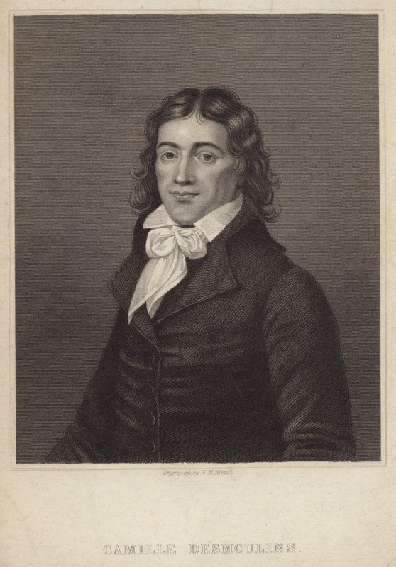 Portræt af Camille Desmoulins af English School