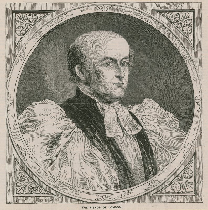Portræt af Charles Blomfield af English School