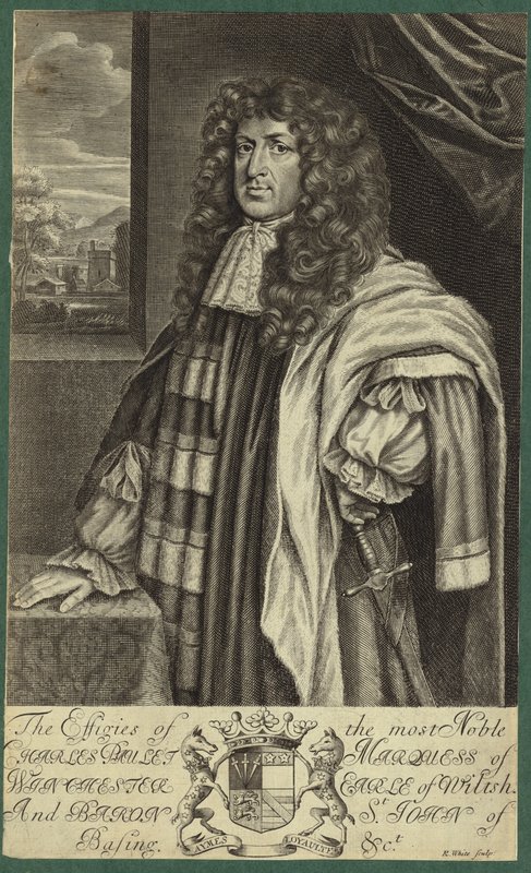 Portræt af Charles Paulet af English School