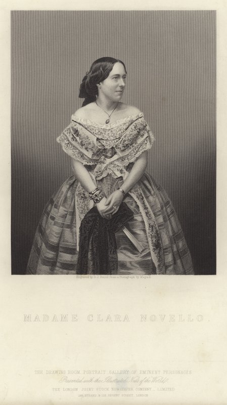 Portræt af Clara Novello af English School