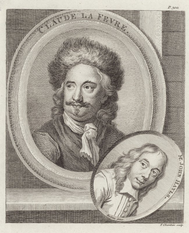 Portræt af Claude le Fevre og John Hayls af English School