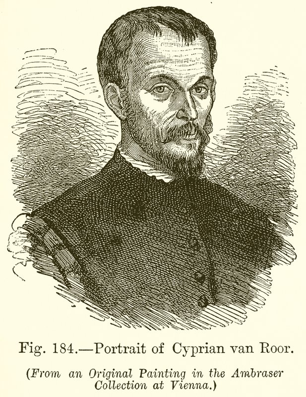 Portræt af Cyprian Van Roor af English School