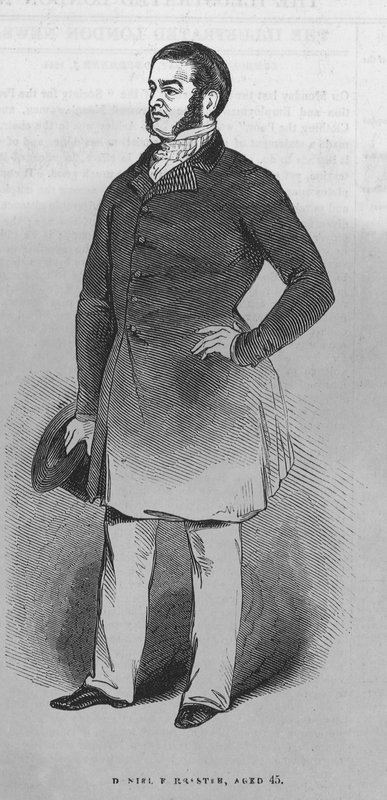 Portræt af Daniel Forrester af English School