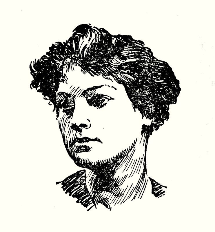 Portræt af Dorothy Parker (litografi) af English School