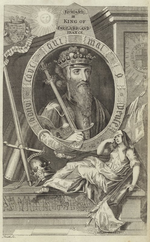Portræt af Edward III af England af English School