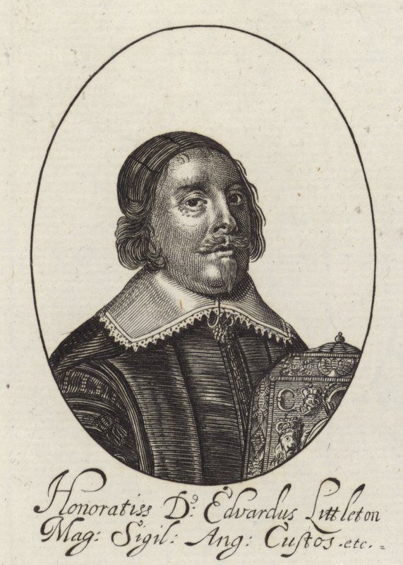 Portræt af Edward Littleton af English School