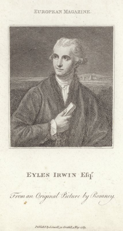 Portræt af Eyles Irwin af English School