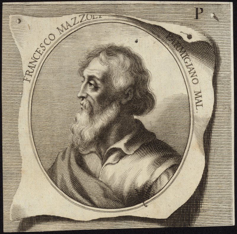 Portræt af Francesco Mazzola af English School