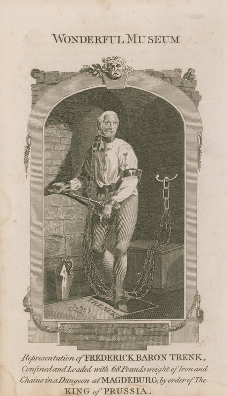 Portræt af Frederick Baron Trenk af English School