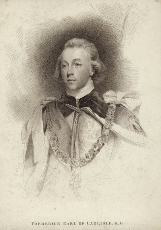 Portræt af Frederick Howard, 5. jarl af Carlisle af English School