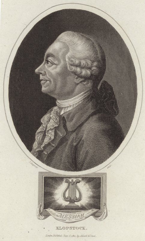 Portræt af Friedrich Gottlieb Klopstock af English School